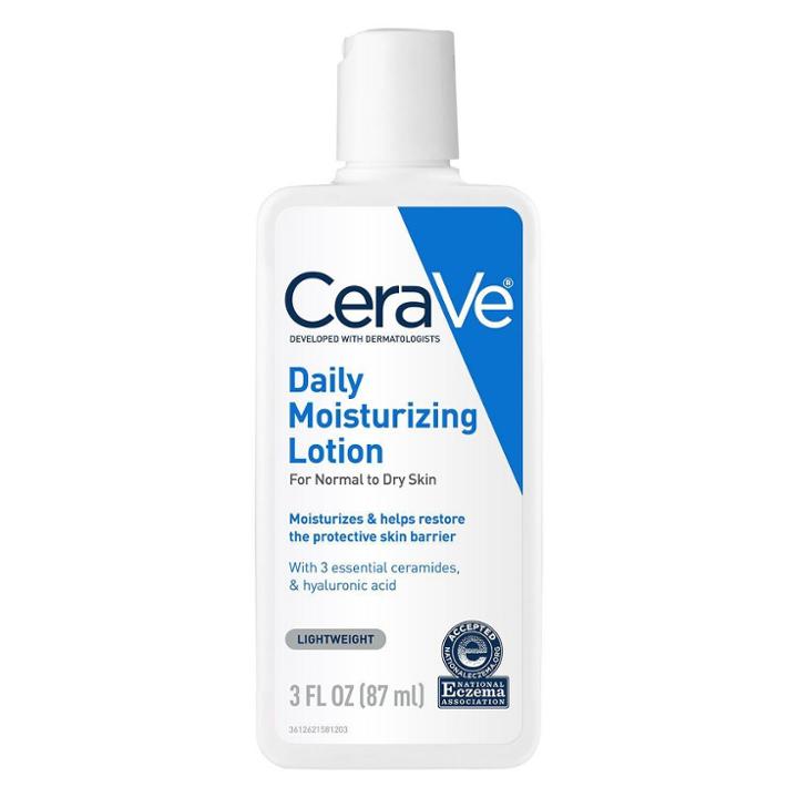 Cerave Unscented Daily Moisturizing Lotion For Normal To Dry