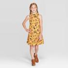Girls' Mock Neck Tank Dress - Art Class Yellow
