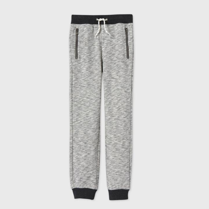 Boys' Cozy French Terry Knit Jogger Pants - Cat & Jack Gray