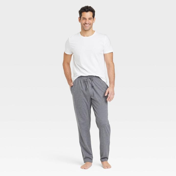 Men's Knit Pajama Set - Goodfellow & Co Charcoal Gray