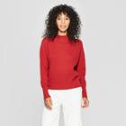 Women's Long Sleeve Pullover Sweater - Prologue Red