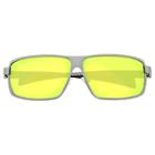 Breed Men's Finlay Polarized Sunglasses With Titanium Frame And Carbon Fiber Arms - Silver/yellow,
