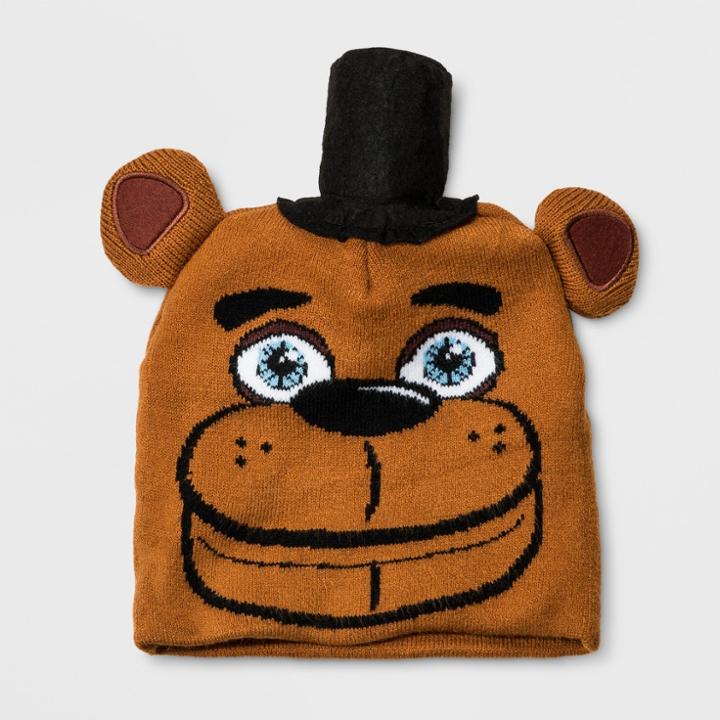 Boys' Five Nights At Freddy's Cuffed Beanie - Brown