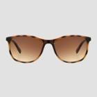 Women's Tortoise Shell Print Sunglasses - Universal Thread Brown