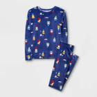 Kids' Gnomes Print Pajama Set - Cat & Jack Navy