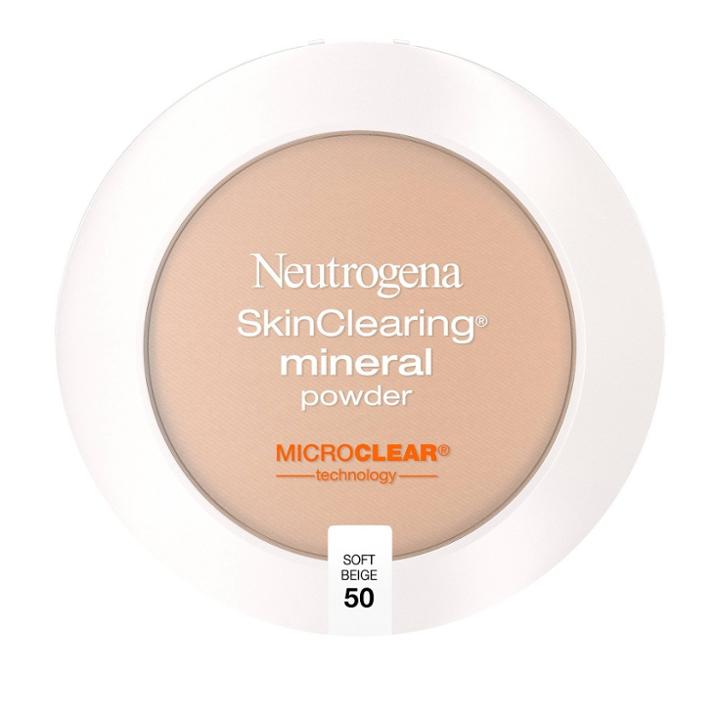 Neutrogena Skin Clearing Pressed Powder - 50 Soft Beige, Adult Unisex,