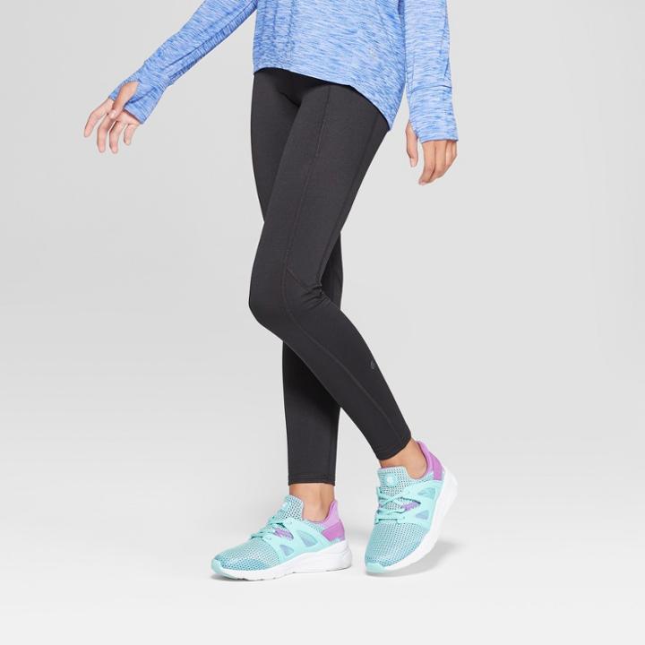 Girls' Cozy Performance Leggings With Pockets - C9 Champion Black