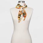 Women's Floral Silk Square Scarf With Gift Box- A New Day Light Yellow, Women's,