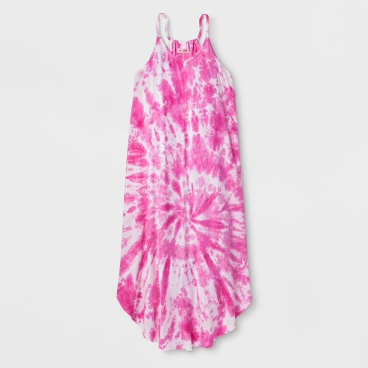 Girls' Sleeveless Woven Maxi Dress - Cat & Jack Pink