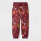 Boys' Printed Pajama Pants - Art Class Dark Red