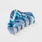 Two-tone Claw Hair Clip - Wild Fable Blue