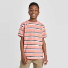 Petiteboys' Short Sleeve Stripe T-shirt - Cat & Jack Orange Xs, Boy's,