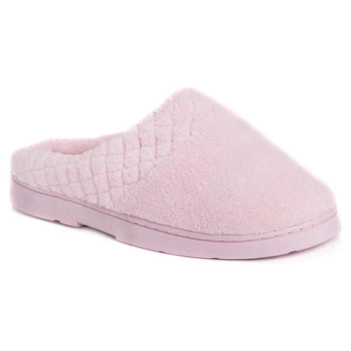 Women's Muk Luks Chenille Clogs - Pink S(5-6), Size: