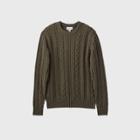 Men's Regular Fit Pullover Sweater - Goodfellow & Co Olive Green