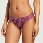 Women's Velvet Strappy Hipster Bikini Bottom - Mossimo Berry