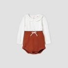 Baby Girls' Foxtail Sweater Bubble Romper - Cat & Jack Cream Newborn, Ivory