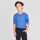 Toddler Boys' Specialty Jersey Long Sleeve T-shirt - Cat & Jack Blue