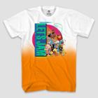 Boys' Space Jam Cloud Wash Short Sleeve Graphic T-shirt - Orange