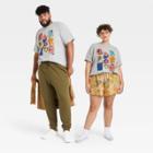 Well Worn Latino Heritage Month Adult Gender Inclusive Plus Size Latin Heroes Short Sleeve T-shirt - Gray