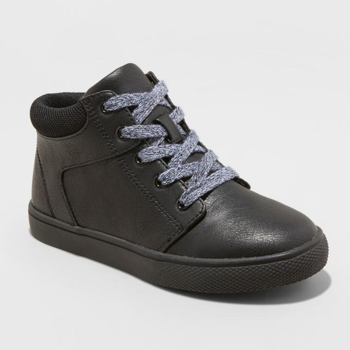 Boys' Washington Mid Top Sneakers - Cat & Jack Black