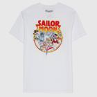Men's Sailor Moon Short Sleeve Graphic T-shirt - White