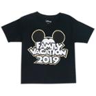 Toddler Mickey Family Vacation 2019 T-shirt - Disney- Black 2t, Toddler Unisex