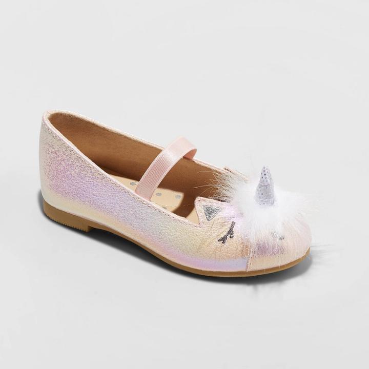 Toddler Girls' Lura American Girl Ballet Flats - Cat & Jack Pink