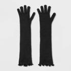 Women's Long Knit Gloves - Wild Fable Black