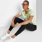 Women's High-rise Slim Fit French Terry Jogger Pants - Wild Fable Black