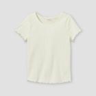 Girls' Rib-knit Printed Short Sleeve Top - Cat & Jack Xl,