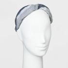 Oxford Stripe Wide Twist Headband - Universal Thread Blue/white