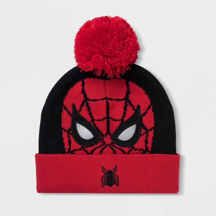 Marvel Kids' Spider-man Beanie - One Size, Kids Unisex,