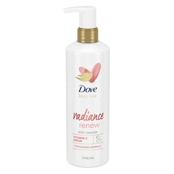Dove Beauty Dove Body Love Vitamin C Serum + Exfoliating Minerals Radiance Renew Body Cleanser