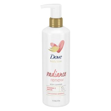 Dove Beauty Dove Body Love Vitamin C Serum + Exfoliating Minerals Radiance Renew Body Cleanser