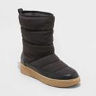 Women's Bertie Winter Boots - A New Day Black