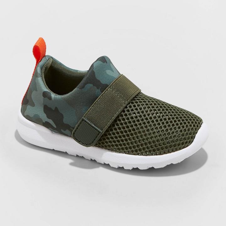 Toddler Boys' Austen Slip-on Apparel Sneakers - Cat & Jack Camo