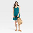 Women's Razor Back Knit Tank Dress - Universal Thread Blue