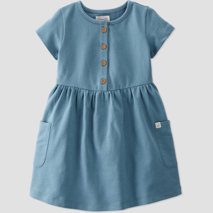 Toddler Girls' Creek Dress - Little Planet By Carter's Blue