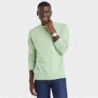 Men's Standard Fit Crewneck Pullover Sweatshirt - Goodfellow & Co Green