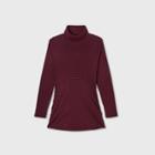 Maternity Striped Long Sleeve Turtleneck T-shirt - Isabel Maternity By Ingrid & Isabel Red