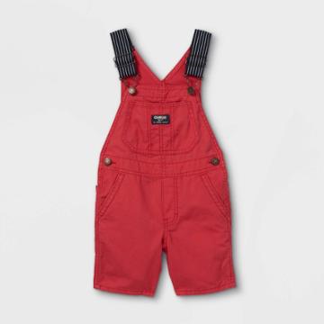 Oshkosh B'gosh Toddler Boys' Woven Shortalls - Red