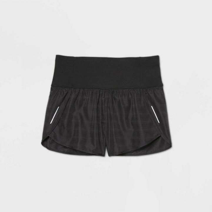 Women's High-rise Premium Run Shorts With Stash Pockets 3 - All In Motion Black S, Women's,