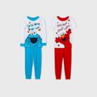 Toddler Boys' 4pc Sesame Street Snug Fit Pajama