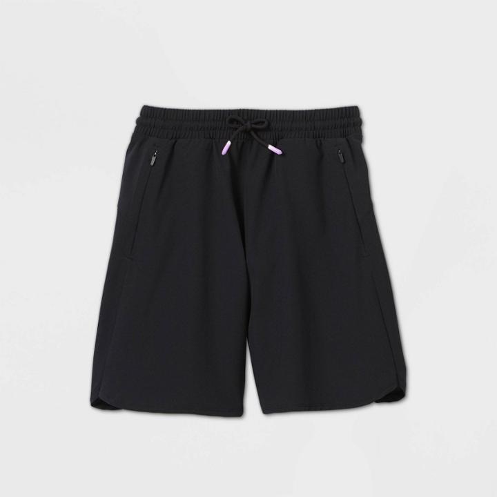 Girls' Quick Dry 6 Board Shorts - All In Motion Black