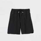 Girls' Quick Dry 6 Board Shorts - All In Motion Black