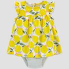 Baby Girls' Lemon Romper - Just One You Made By Carter's Yellow