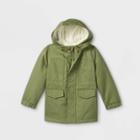 Toddler Cozy Lined Twill Jacket - Cat & Jack Olive