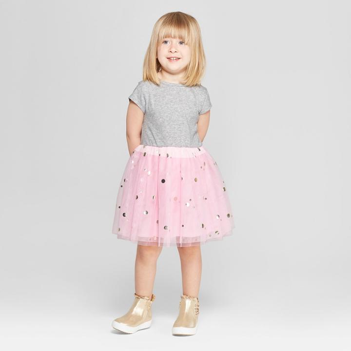 Toddler Girls' A-line Dress - Cat & Jack Woodrose