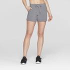 Women's Woven Mid-rise Shorts - C9 Champion Dark Grey