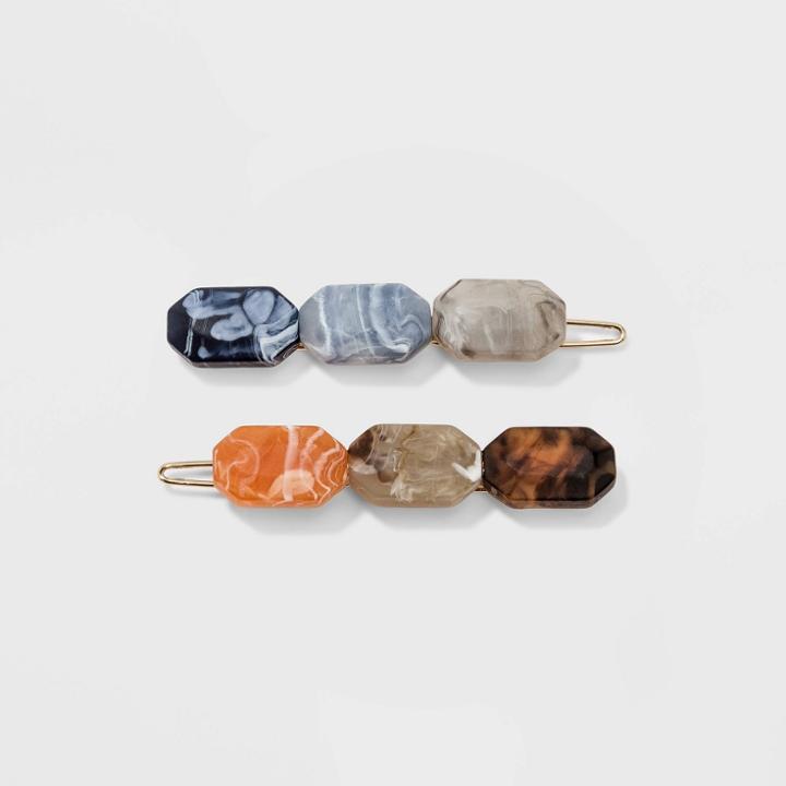 Beaded Hair Barrette - Universal Thread Gold